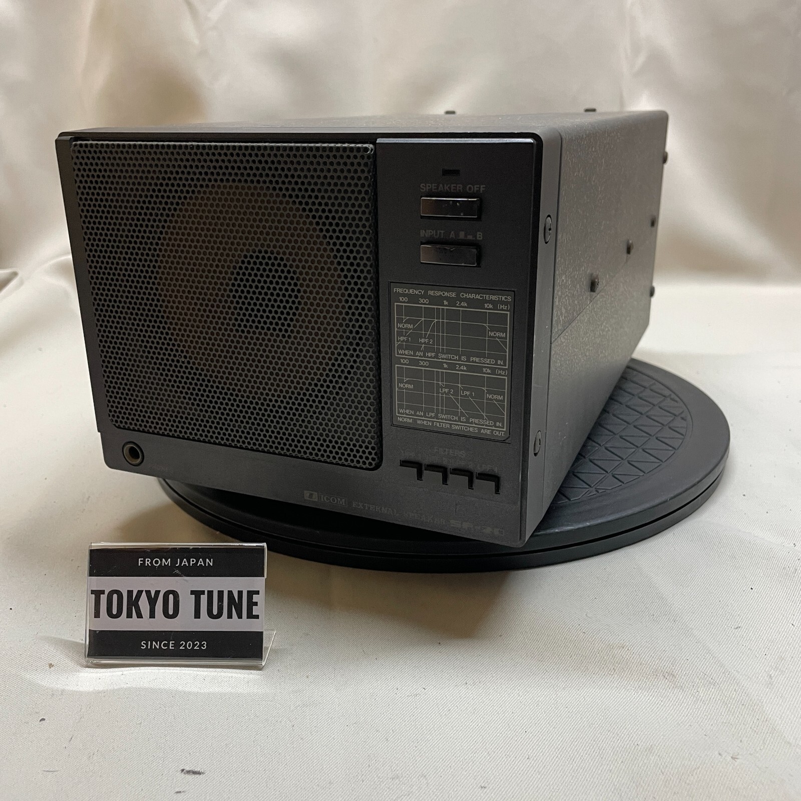 ICOM SP-20 Ham Radio External Desktop Speaker Working
