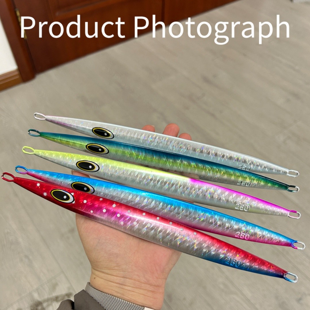 Saltwater Glow Slow Pitch Vertical Lead Metal Fishing Jig Lure Bait 250g-700g