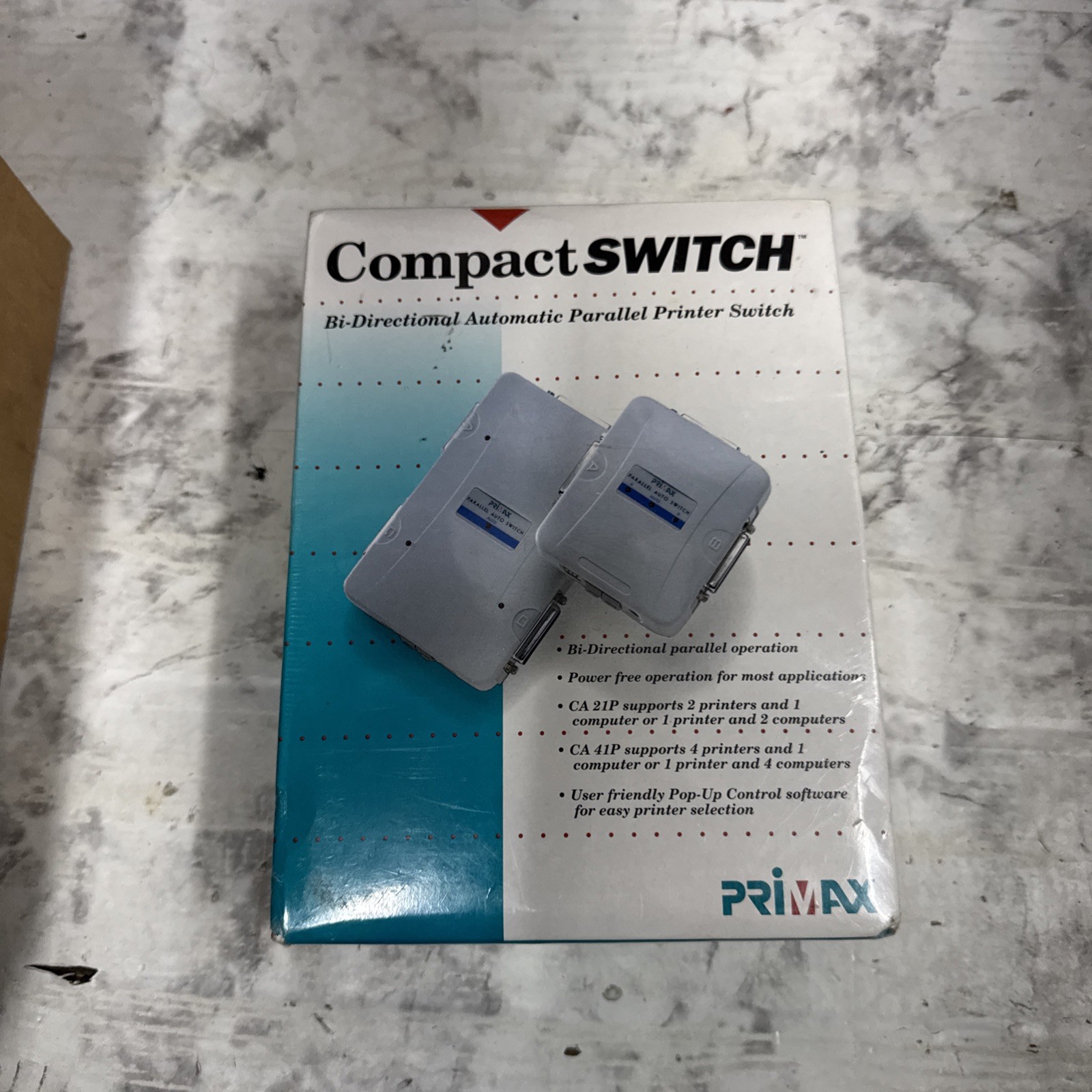 Vintage Primax Compact Switch Bi Directional Automatic Parallel Auto Switch