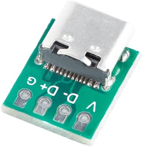 20 Pcs USB 3.1 Type C Connector Board DIY Serial Basic Breakout Female Connector