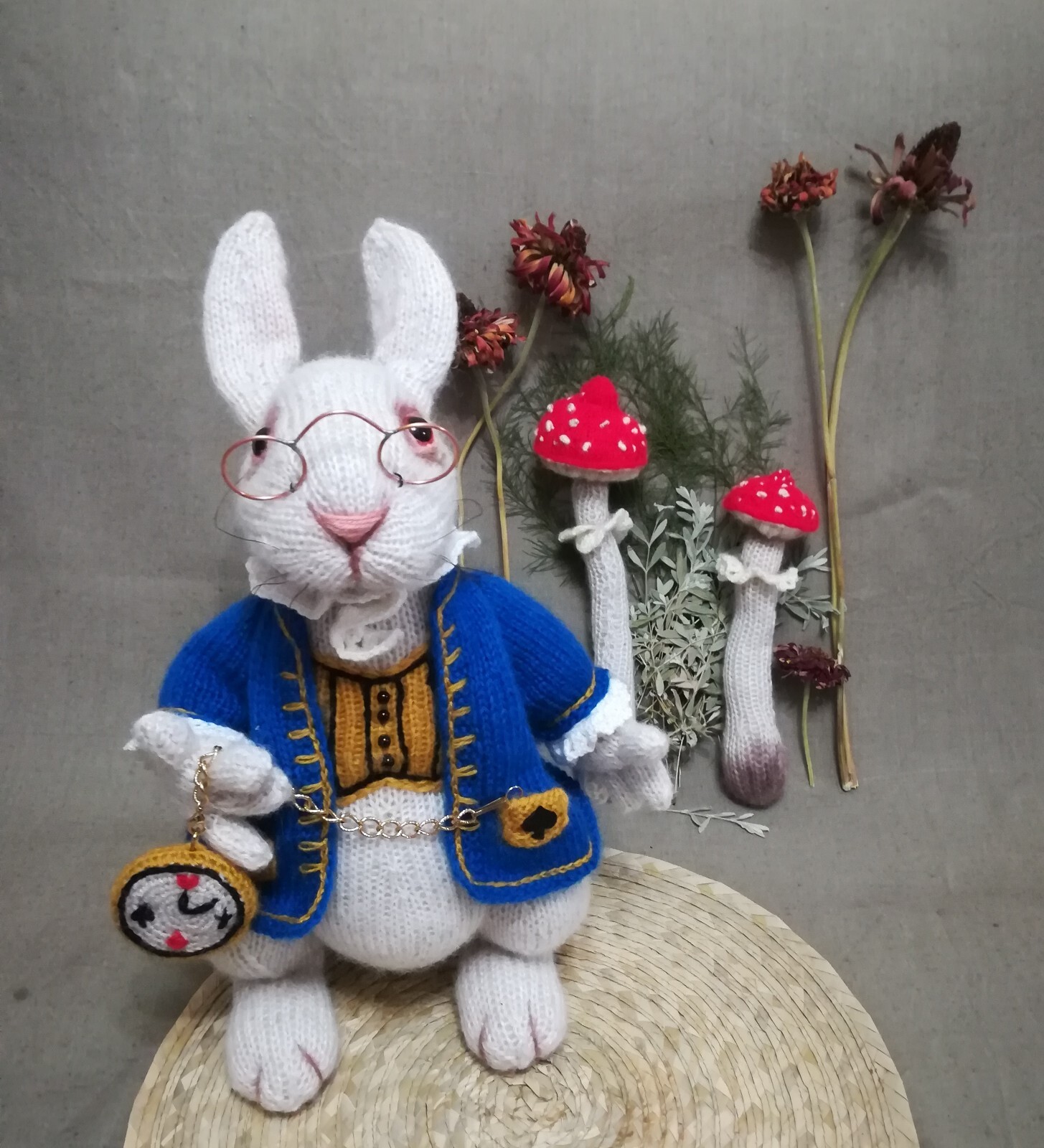 Toy knitting patterns Christmas -easy knitting bunny toys and knittin Snowfamily