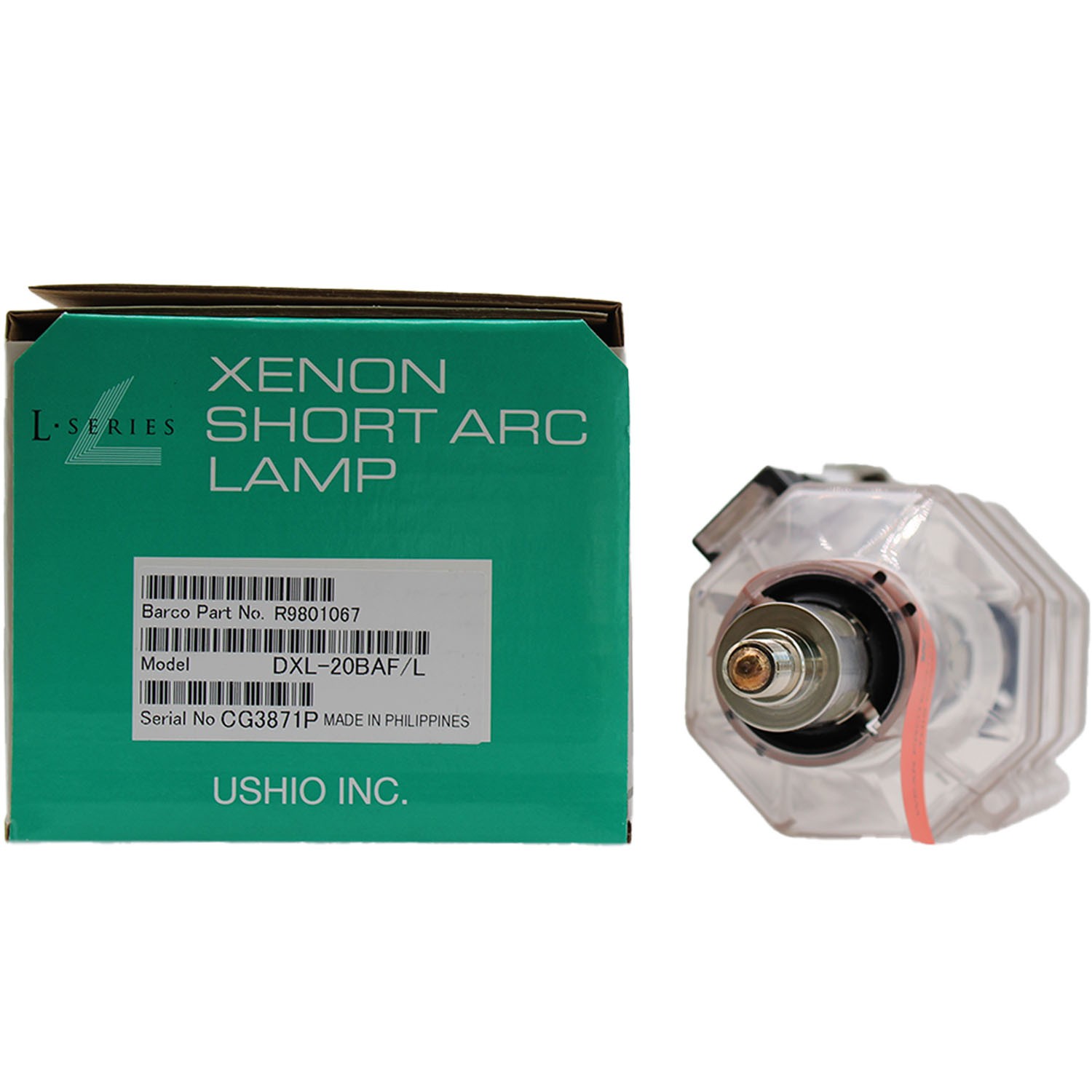 Ushio 2000W 3200 Hour Xenon L Series Lamp for the DP2K-105Sx
