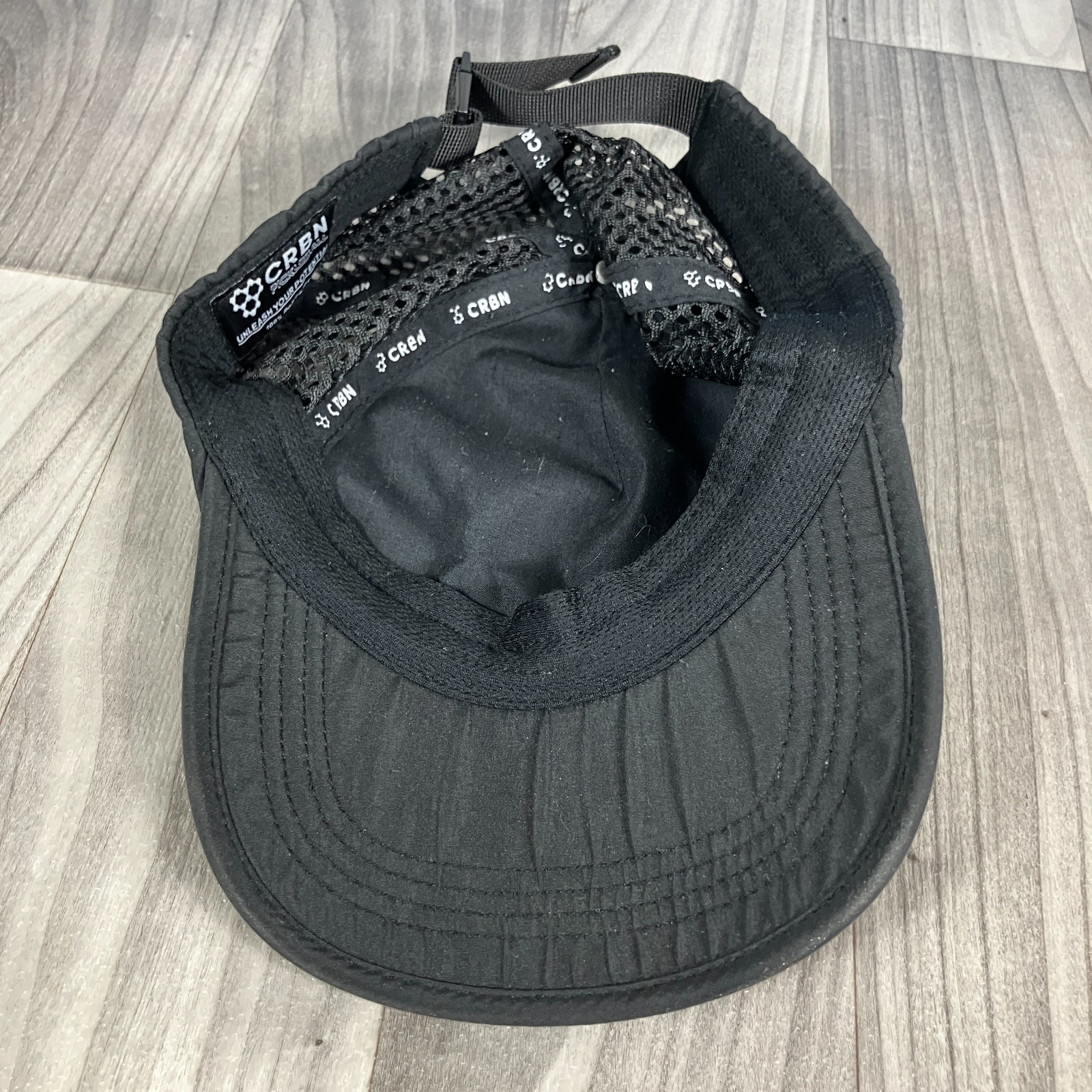CRBN Trucker and Runner Hat - Lightweight & One Size Performance Hat Black