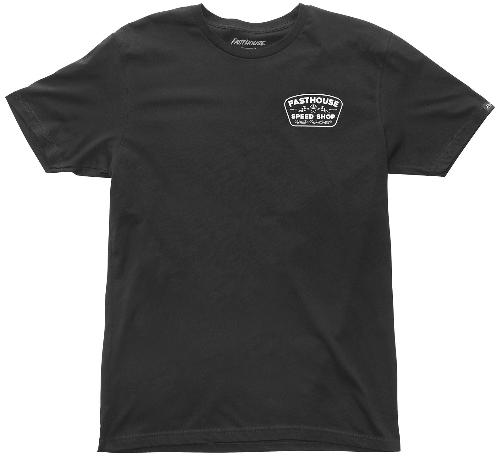 Fasthouse Wedged Mens Short Sleeve T-Shirt Black