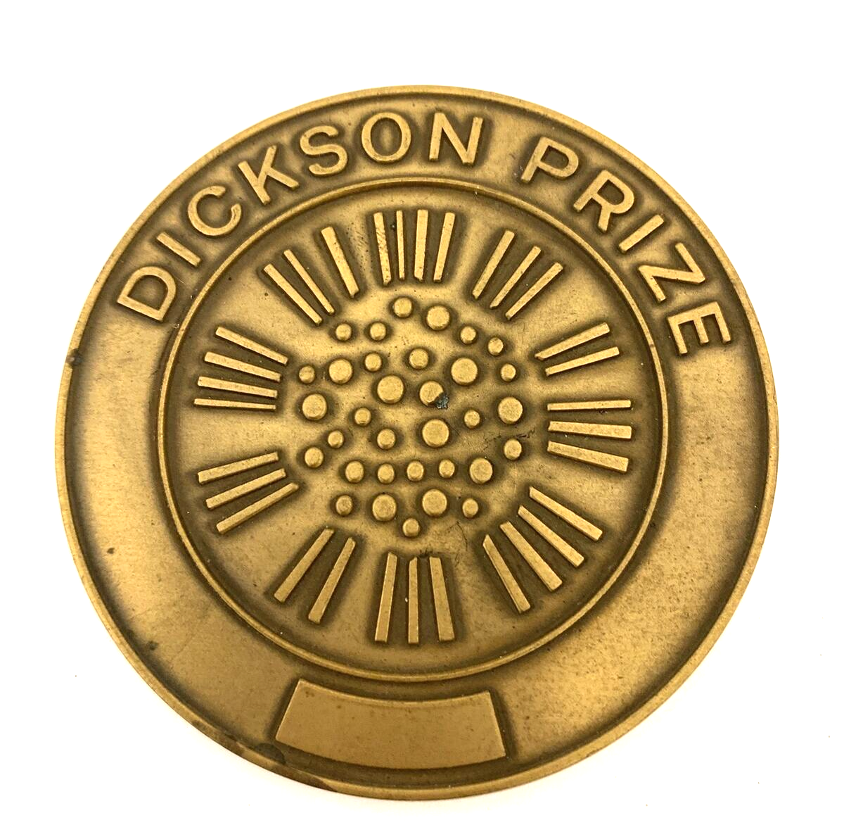 Vintage Dickson Prize Award Bronze (M2)