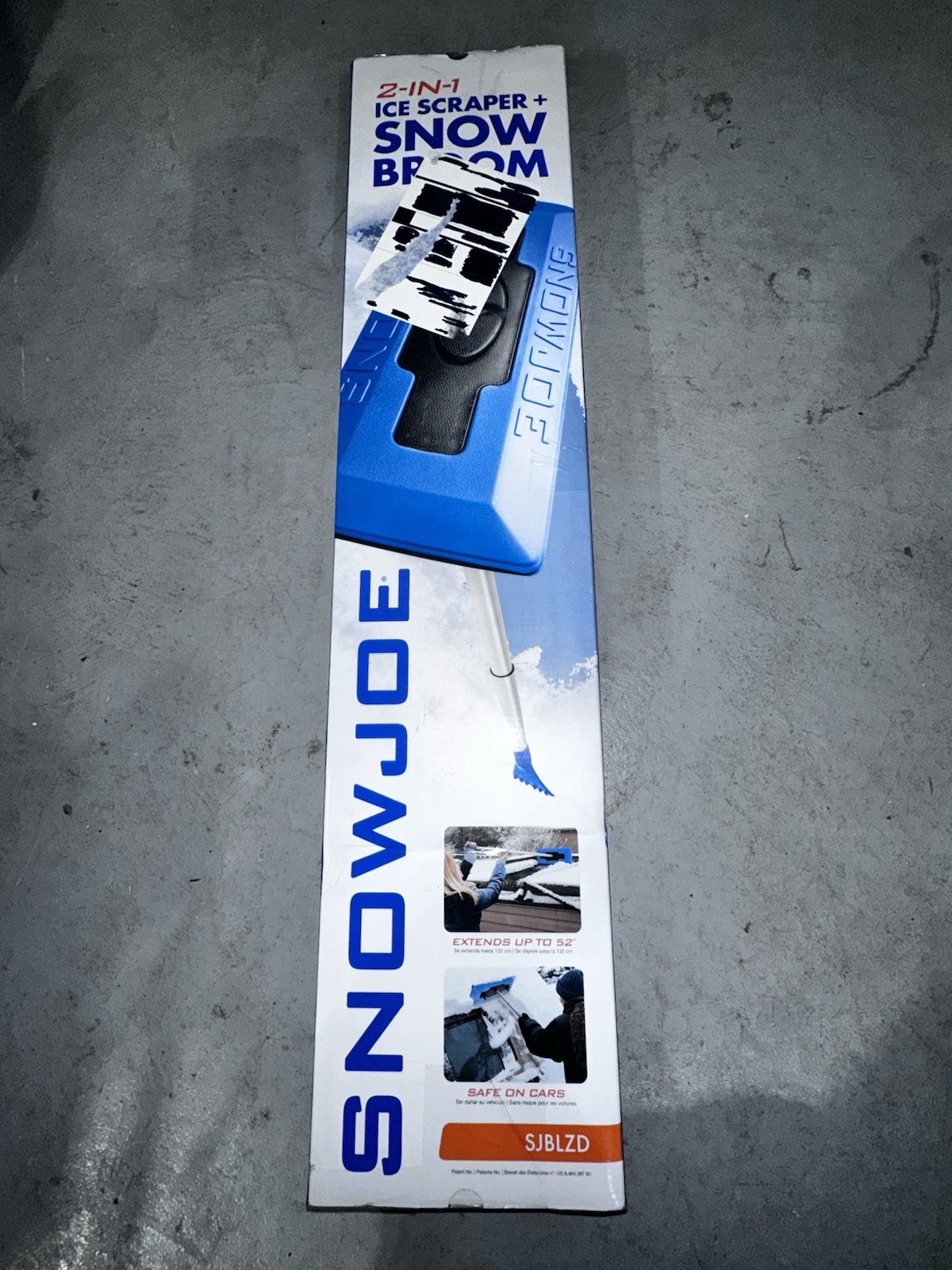 SnowJoe 2-In-1 Ice Scraper And Snow Broom
