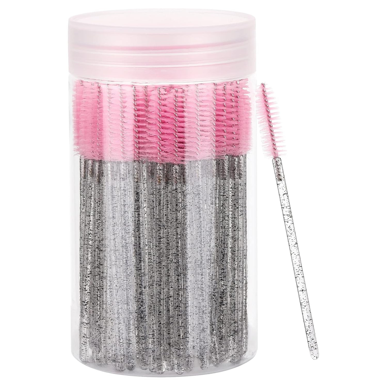 100 Pcs Disposable Eyelash Brush, Mascara Wands Makeup Brushes Applicators Kits