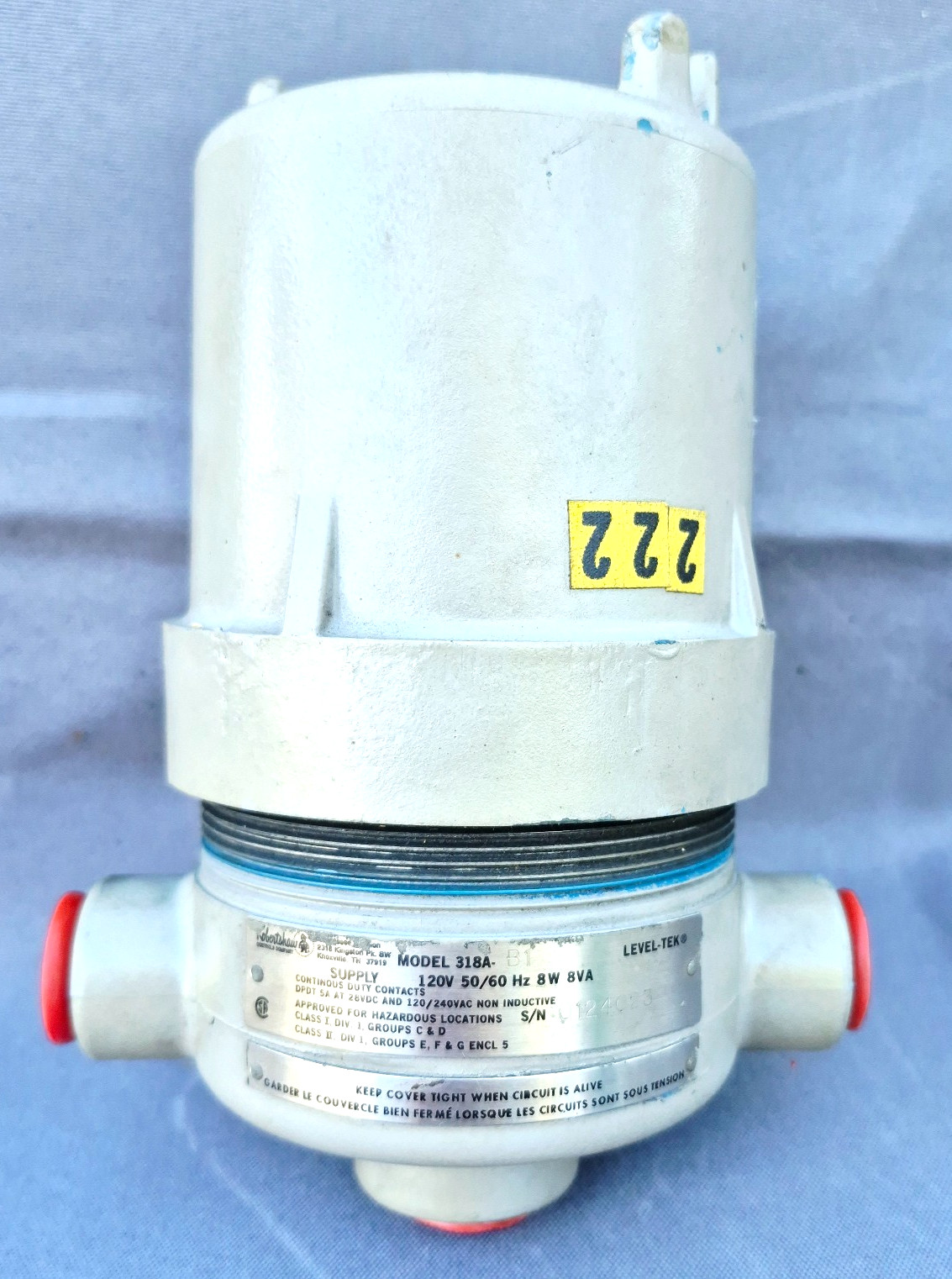 Robertshaw 318A Capacitance Level Switch