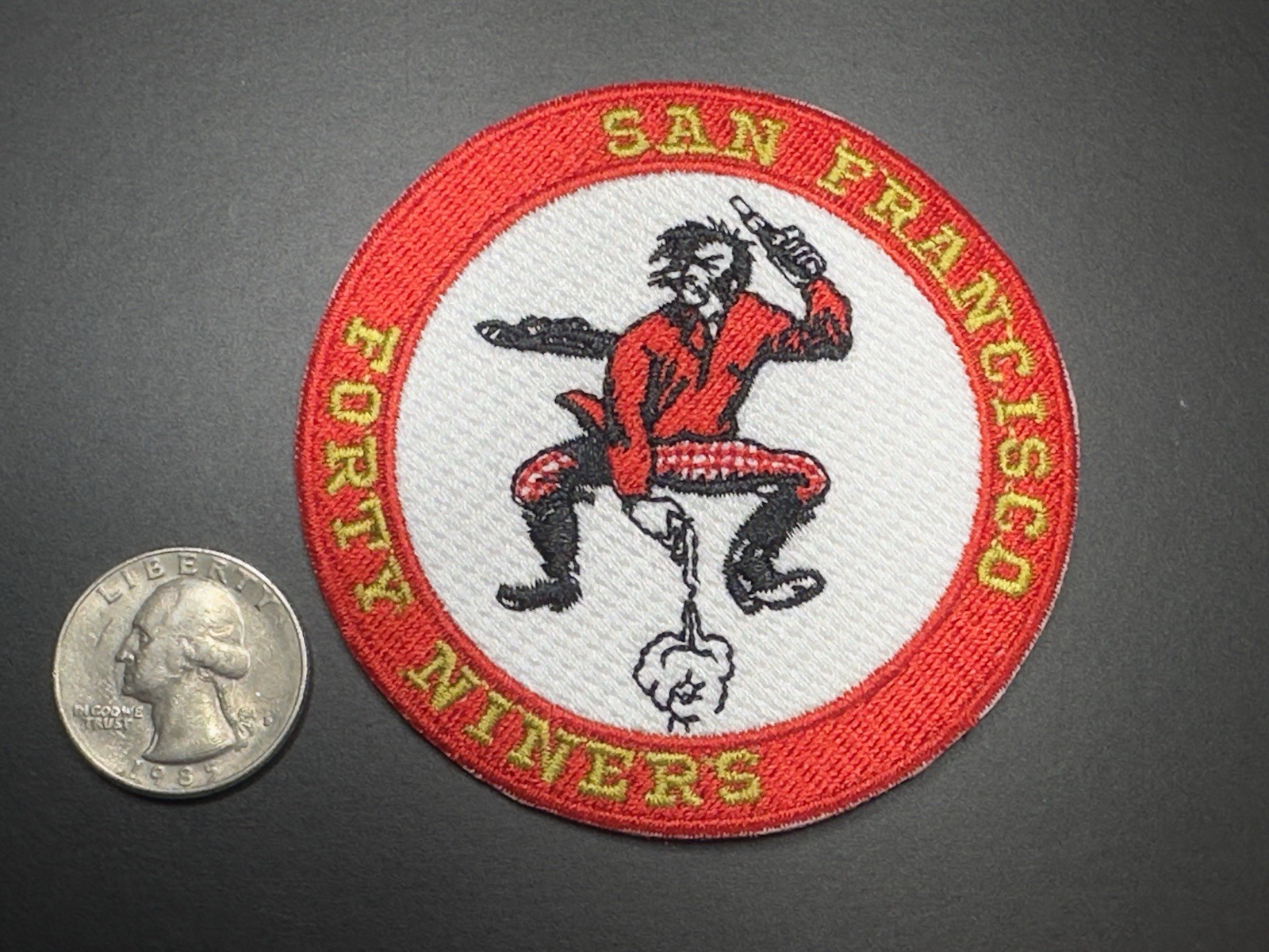 San Francisco 49ers Embroidered Iron On Patch