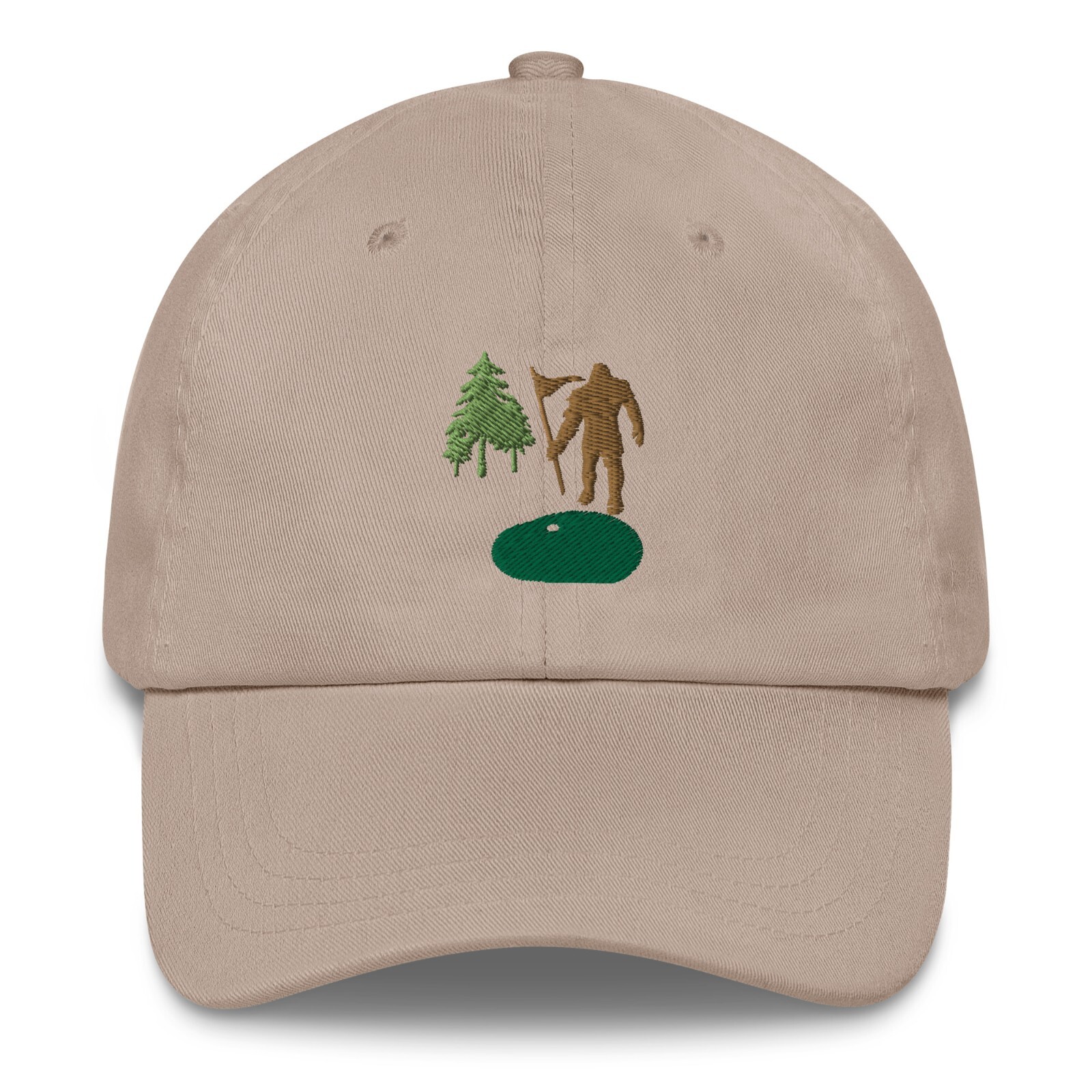 Embroidered Cap Bigfoot Golfing Adjustable Hat
