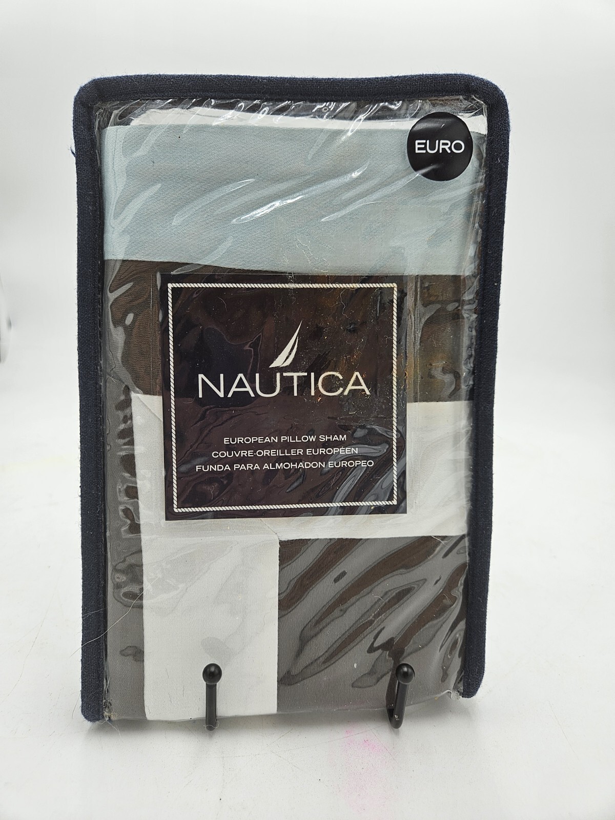 New Nautica Woodbridge Lake Euro European Pillow Sham 100% Cotton