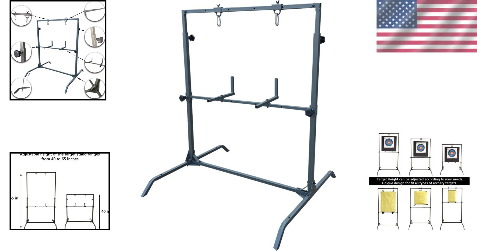 Adjustable Archery Target Stand