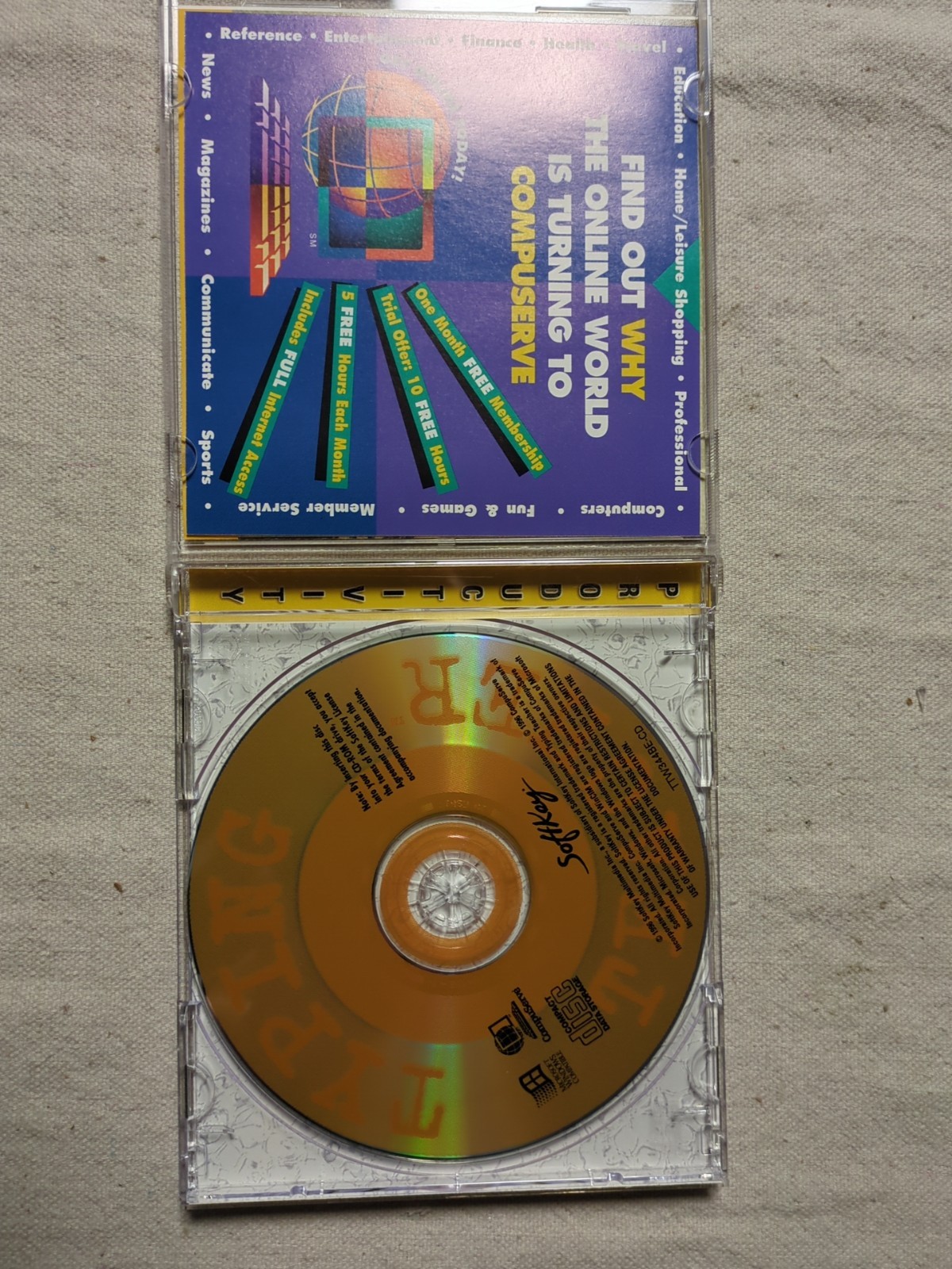 Vintage PC CD-ROM Typing Teacher. ( 1996, Softkey).