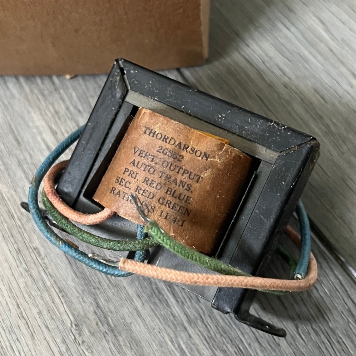 Vintage Thordarson 26S Vertical Output Autotransformer 26952 Wire Leads