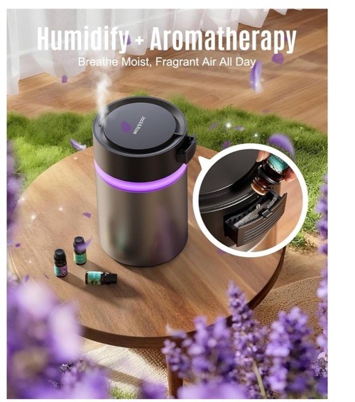 Jack & Rose 3.8L Stainless Steel Humidifier With Scent Diffuser