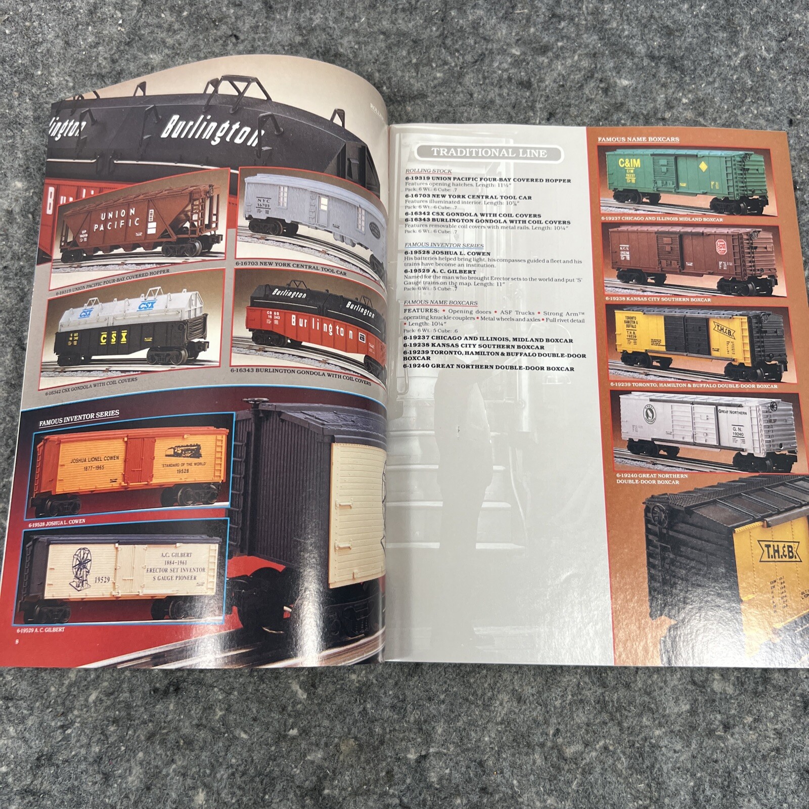 1992 Lionel Trains Catalog Book One
