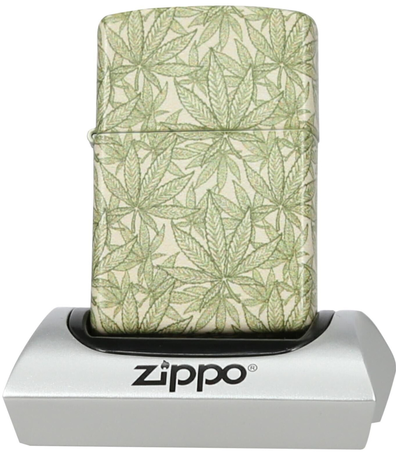 Genuine Brand New ZIPPO Lighter CALMING COASTAL VIBE 540 Premium All Over Leaf