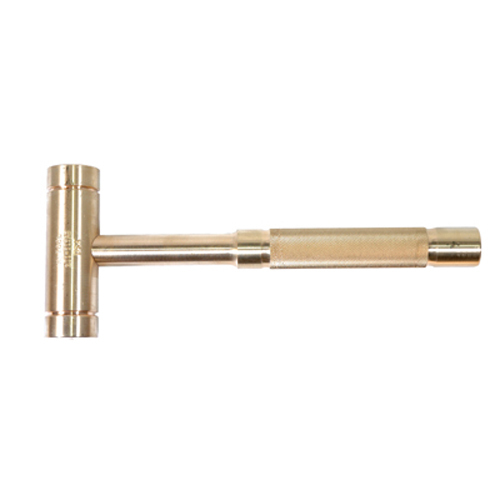 K Tool 71782 Brass Hammer, 27 Oz, Head and Handle are Solid Brass