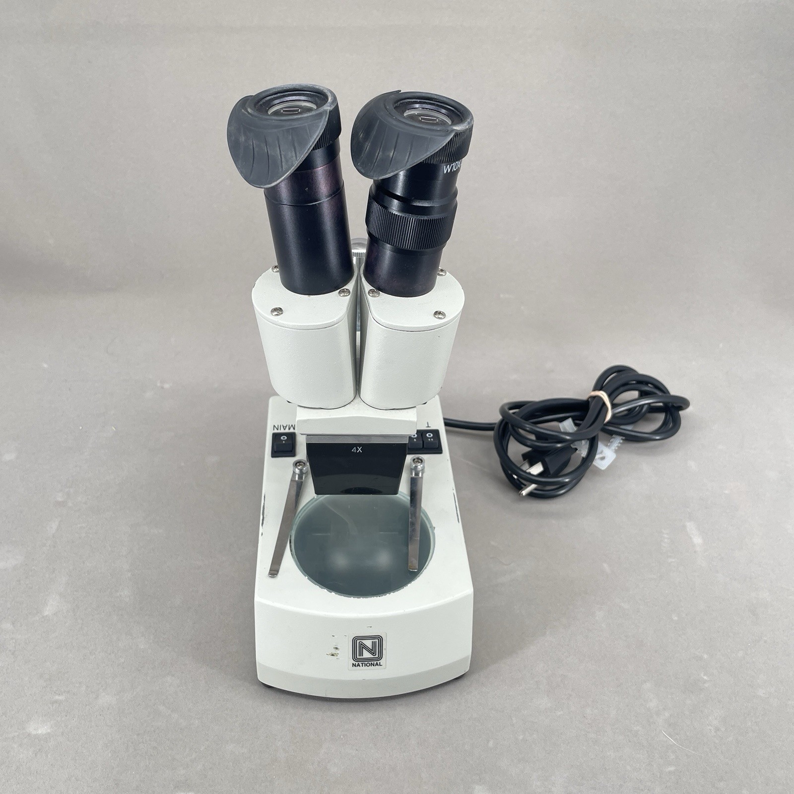 (2) National Stereo Microscope Model 400TBL W10X/20- 3 Lighting Options Lot of 2