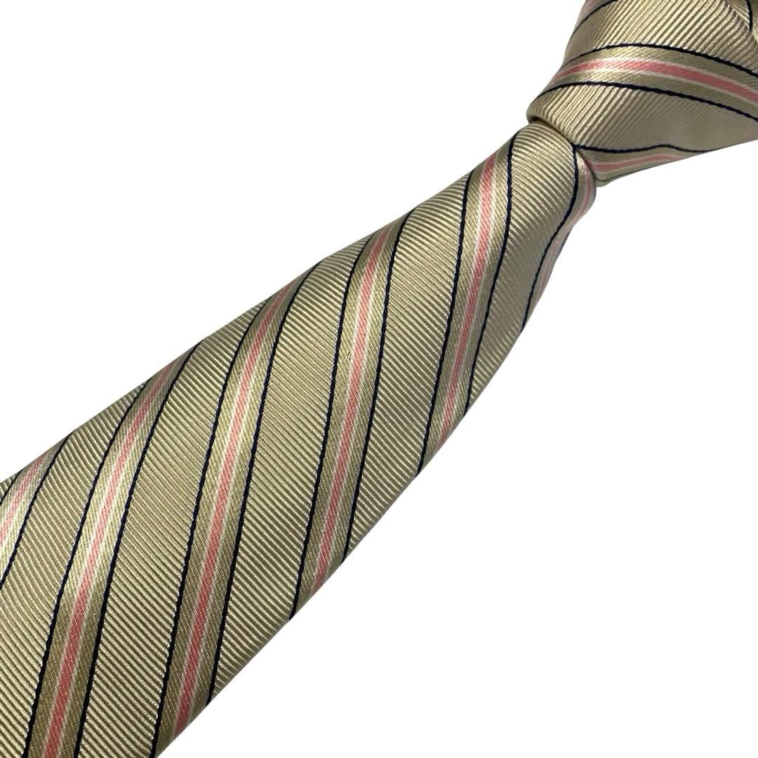 Fairfax FAIR FAX tie striped beige pink