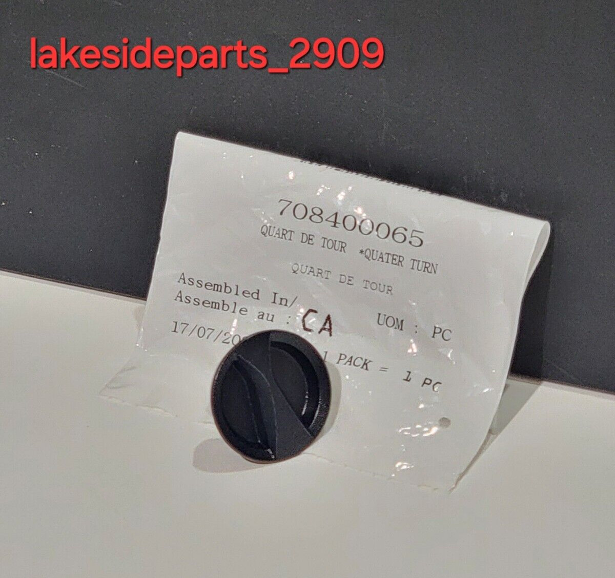 OEM CAN-AM SPYDER F3 COMMANDER('21-CURRENT) QUARTER TURN LATCH KNOB 708400065