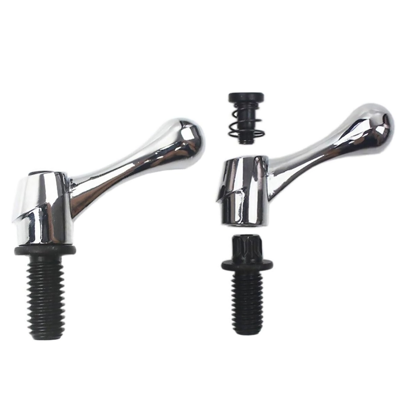 2PCS Milling Machine Crank Handle Table Lock For CNC Mill Bolt Handle M12