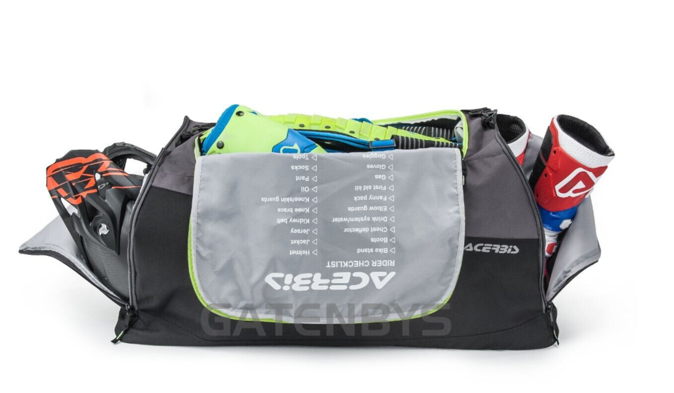 ACERBIS 180L Kit Bag Boots Gear Helmet Enduro Motocross MTB Trials Luggage MX