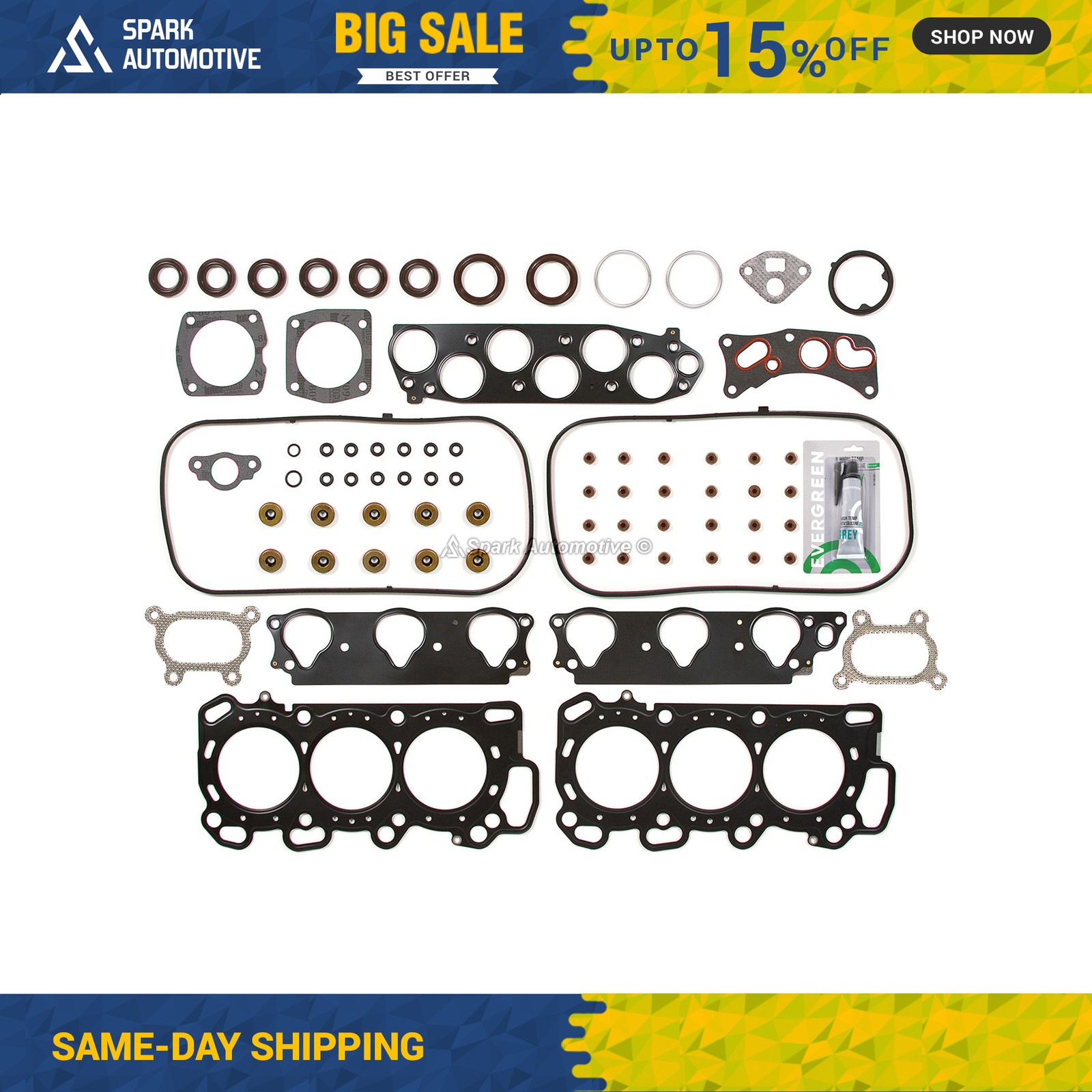 Head Gasket Set Fit 03-07 Honda Accord V6 3.0 SOHC J30A4 J30A5