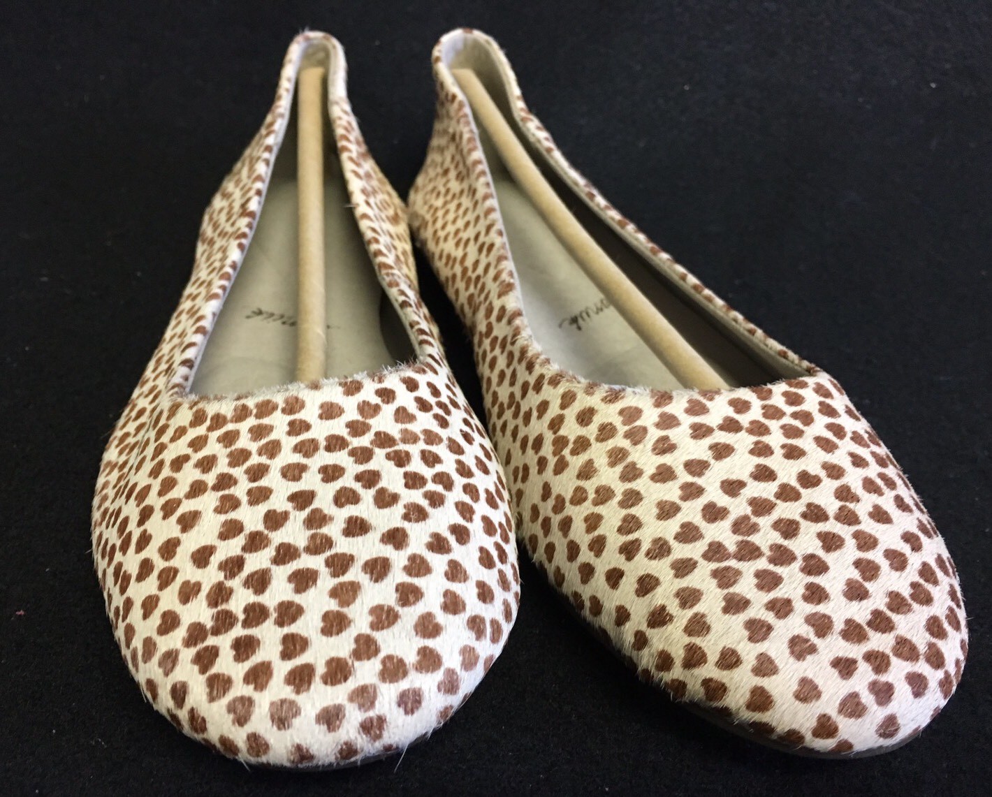 Sanuk YOGA EVE SELECT Womens Slip On Ballet Flat Shoes Natural Brown Pony Hair