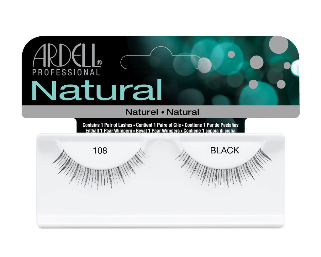 (lot of 12) Ardell Invisibands 108 Black Eyelashes 65088