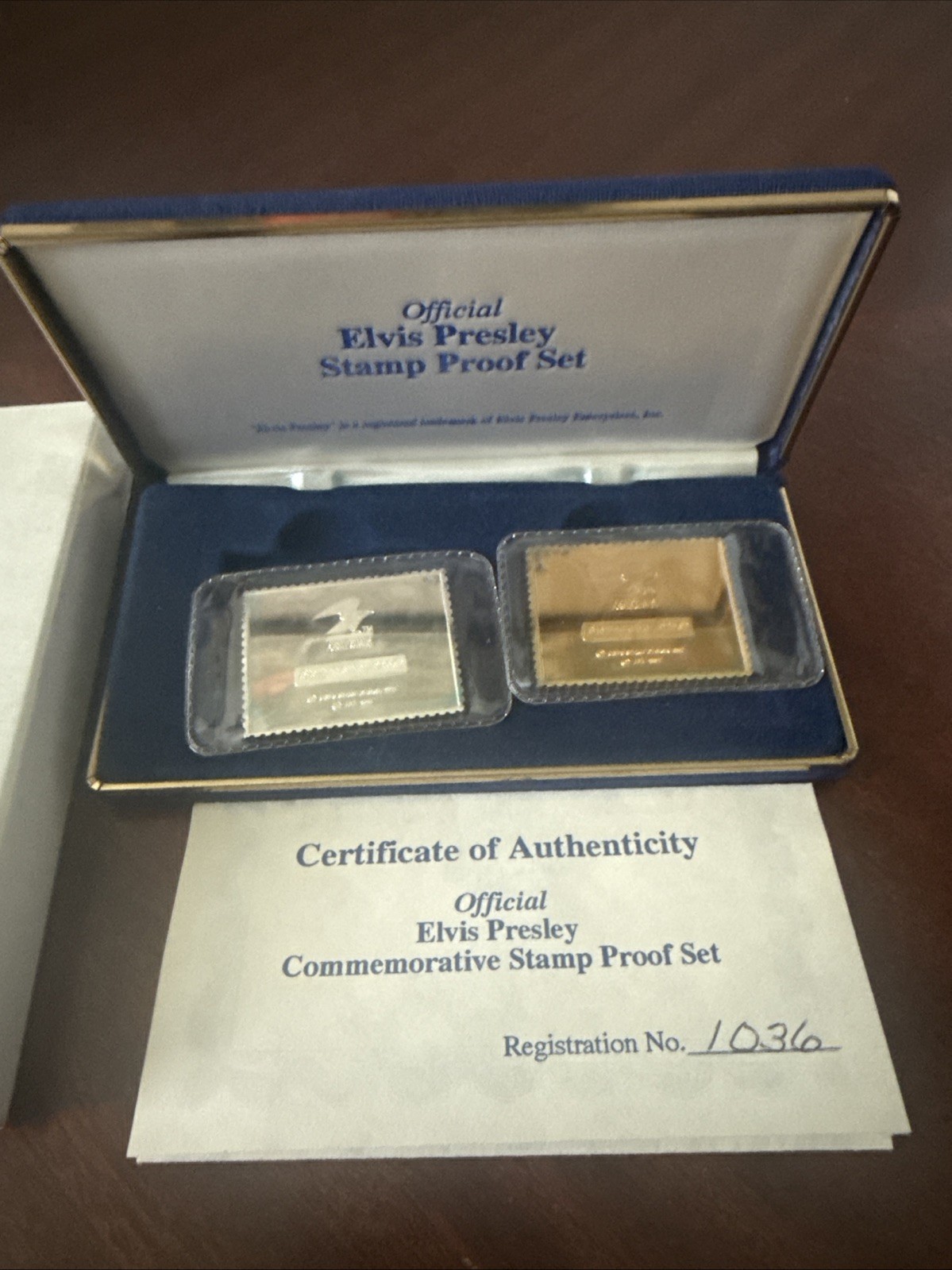 Elvis silver Gold Stamp Proof Set