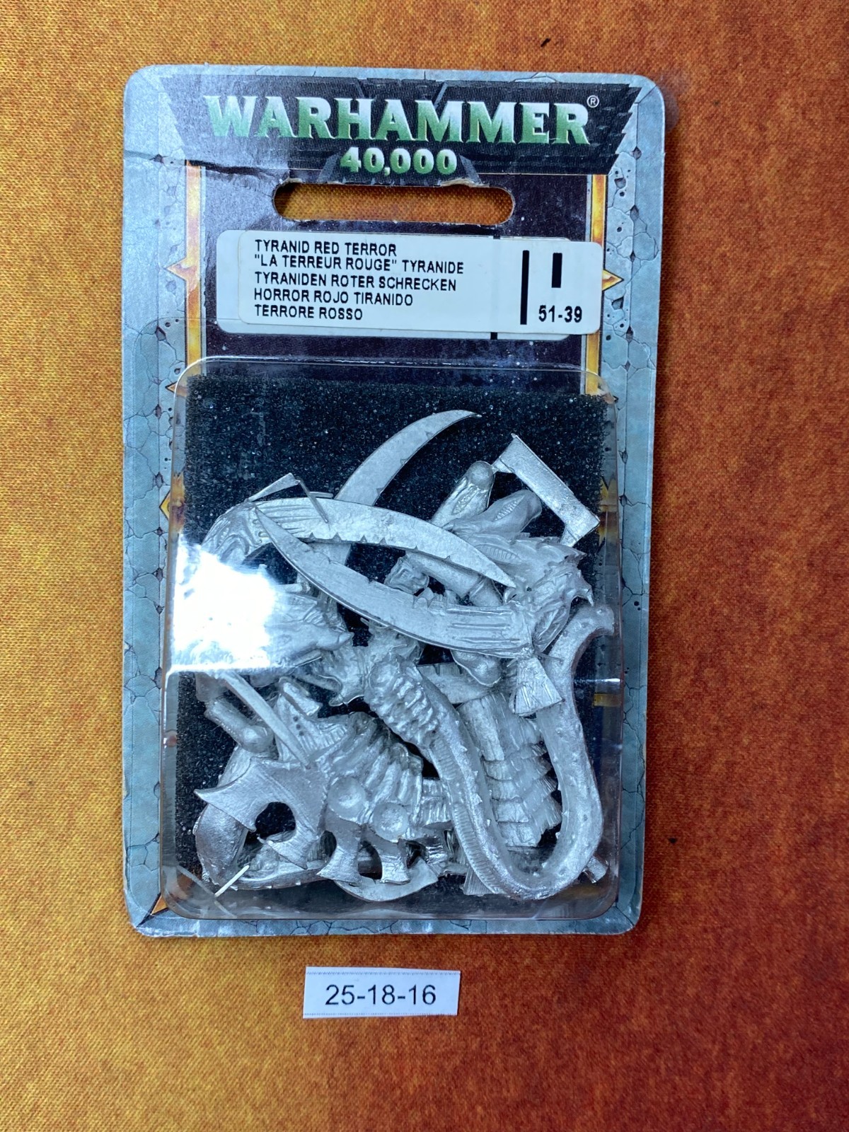 Warhammer 40k - Tyranids - Red Terror - New in Blister Pack Metal OOP