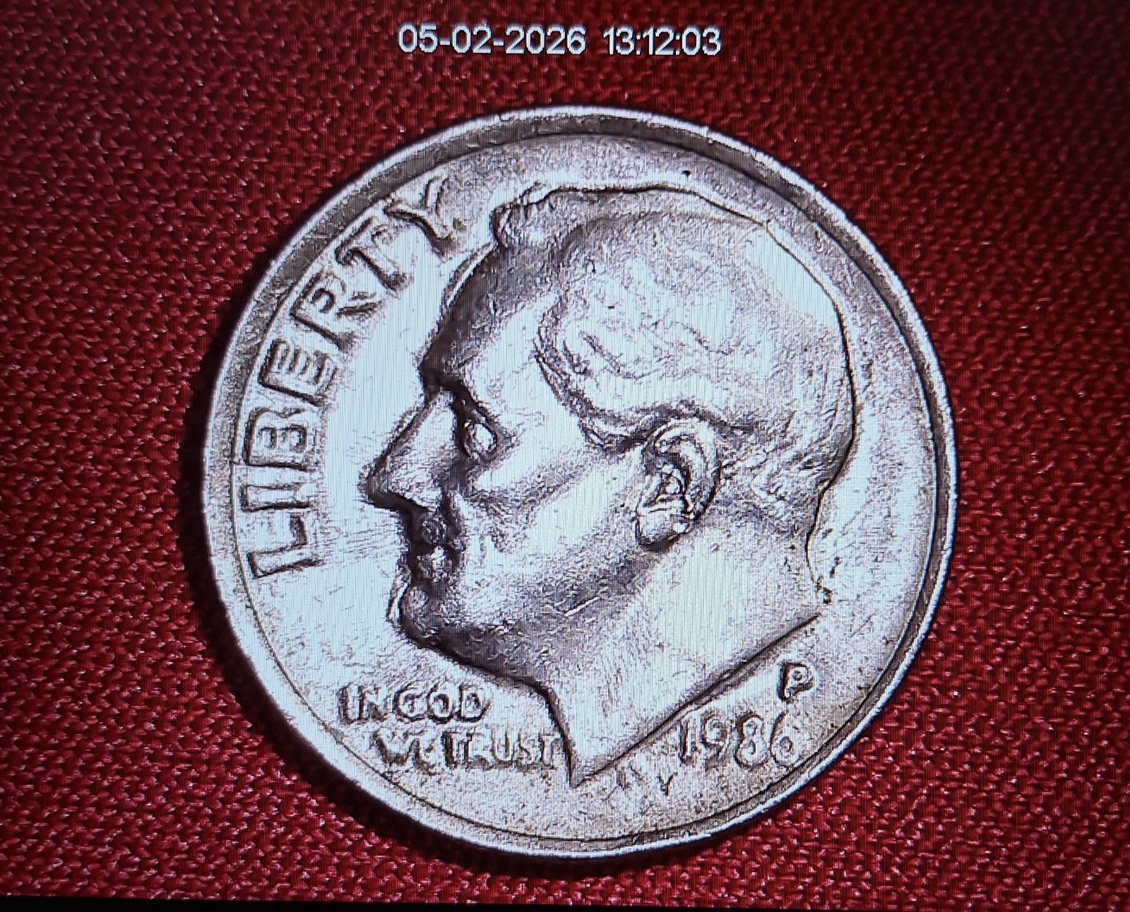 1986-P Roosevelt Dime Error Broadstrike 🔥 Broadstruck Oddities 😲
