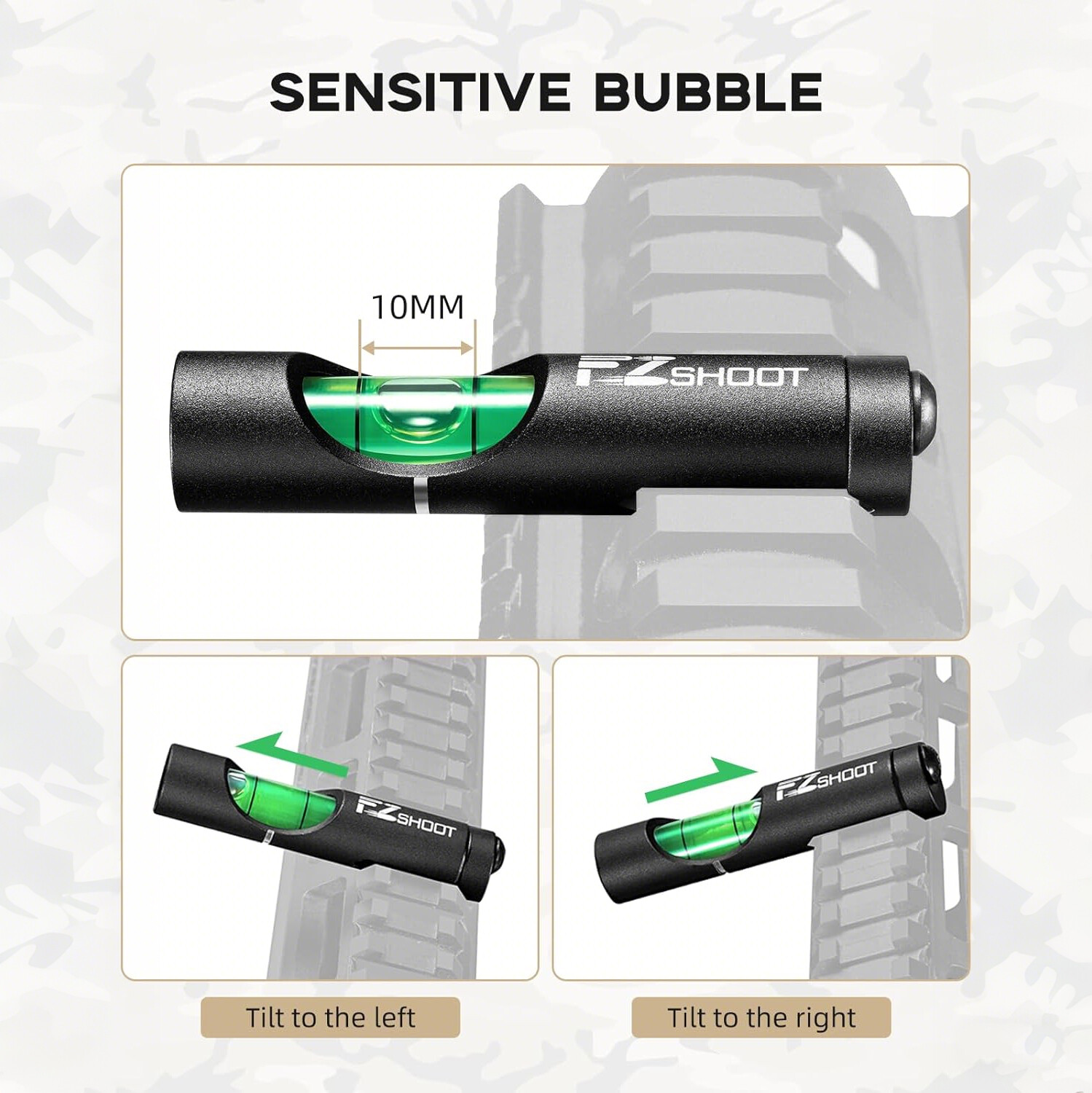 Professional Spirit Bubble Scope Level Kit w/ Magnetic Scope Leveling Tool Combo