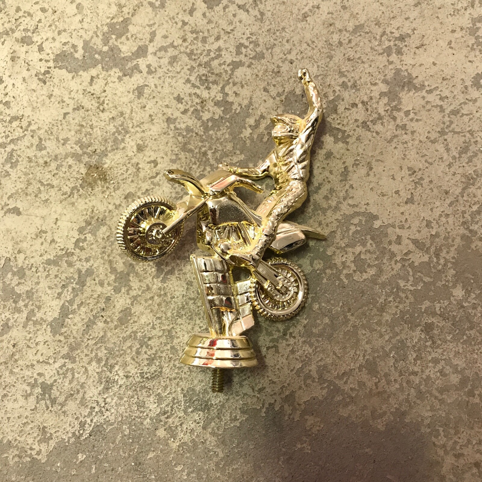 Gold 4" Motocross Trophy Figure (Style 5)