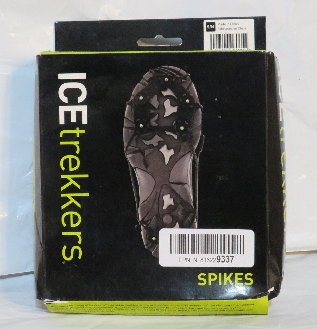 ICETREKKERS SPIKE S/M TRACTION CLEAT TUNGSTEN CARB HEAVY DUTY WINTER ICE NEW NIB