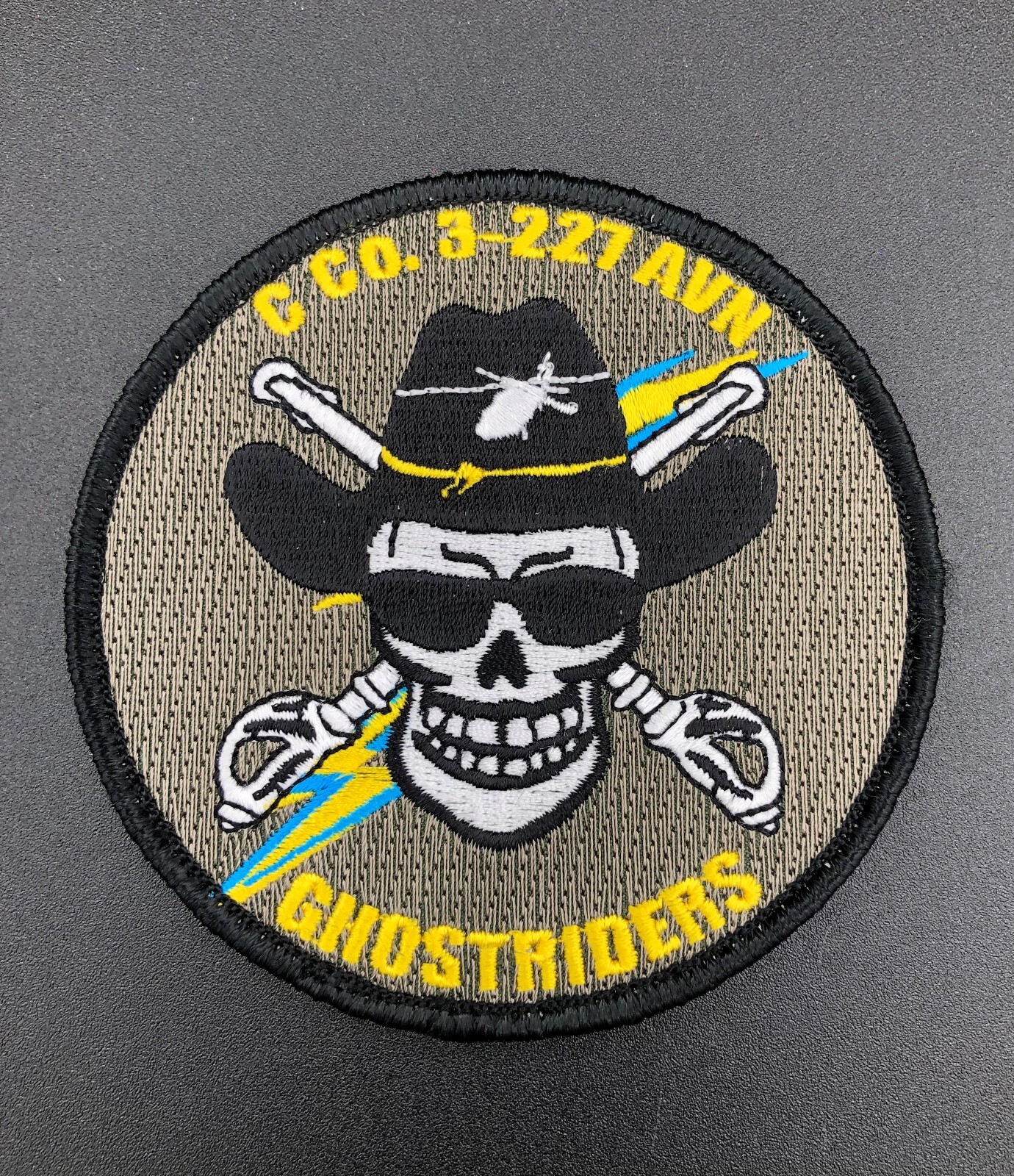 C Co 3-227 AVN Ghost Riders Army Aviation Patch OEF OIF