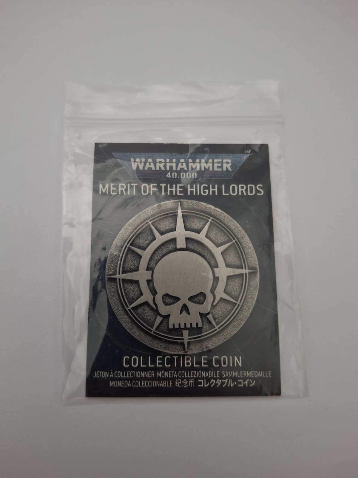 Warhammer 40k Imperial Collectible Coin Merit of the High Lords Games Workshop