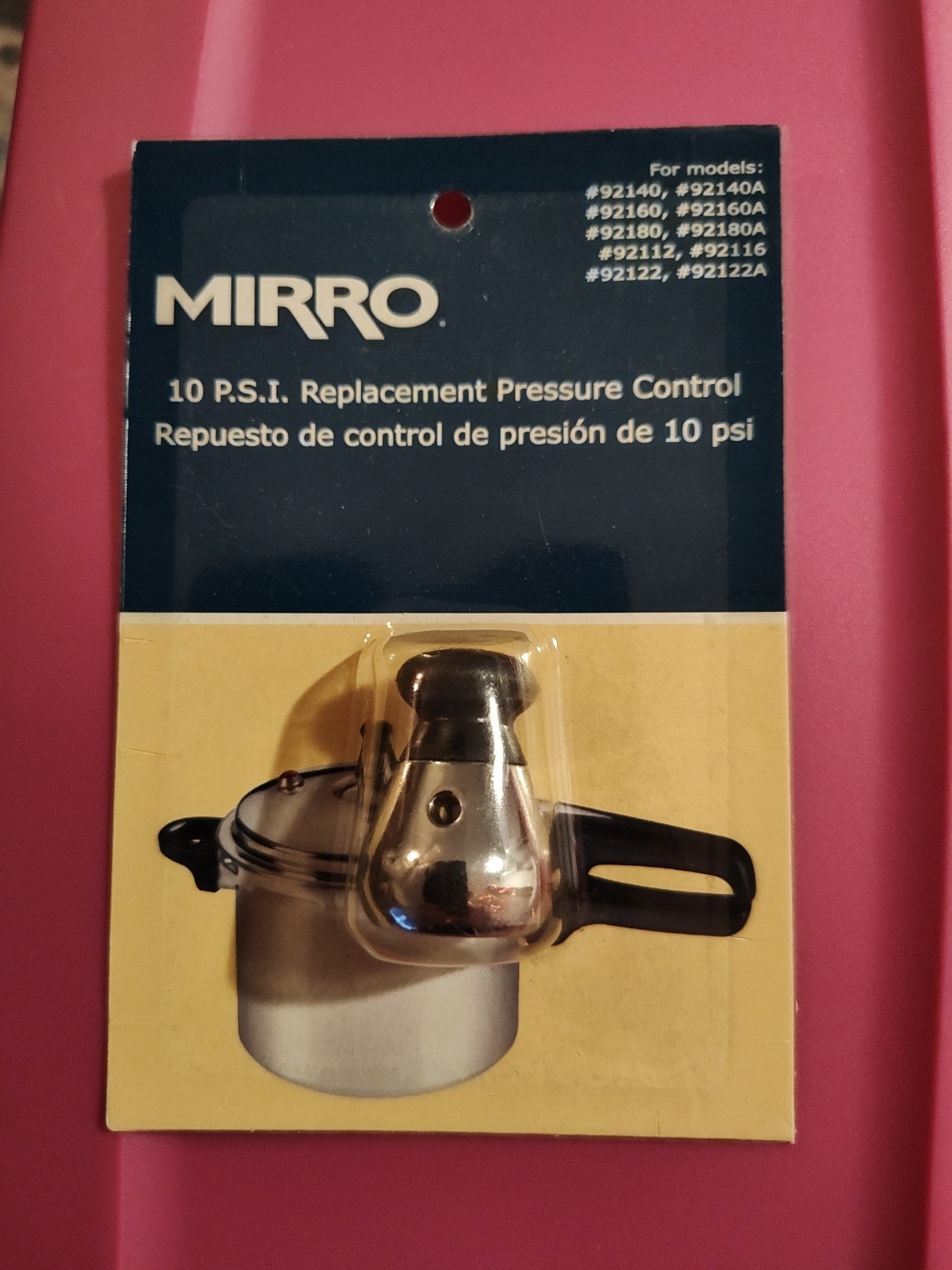 Mirro Replacement Pressure Control For Cookers 10 Psi New Old Stock, Unopened