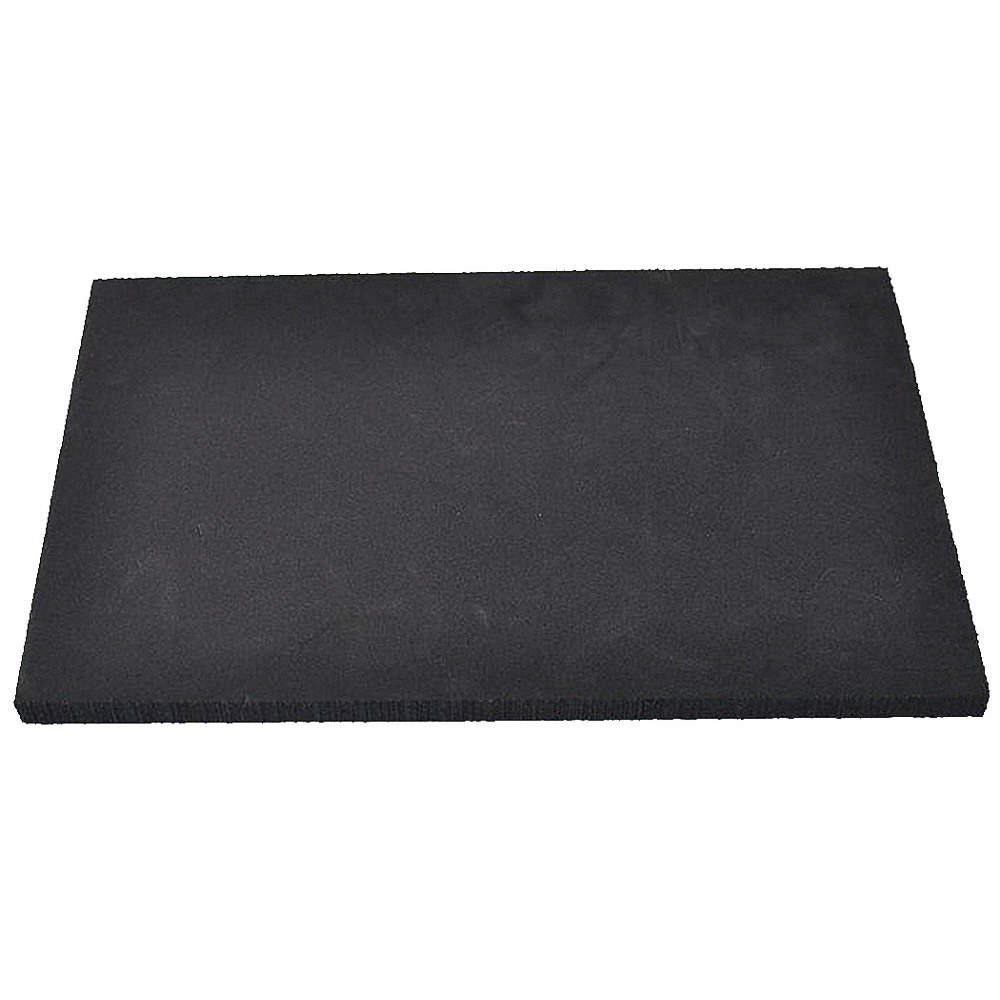 GRAINGER APPROVED 1001320 Polyethylene Sheet,L 24 in,Black 20JL42