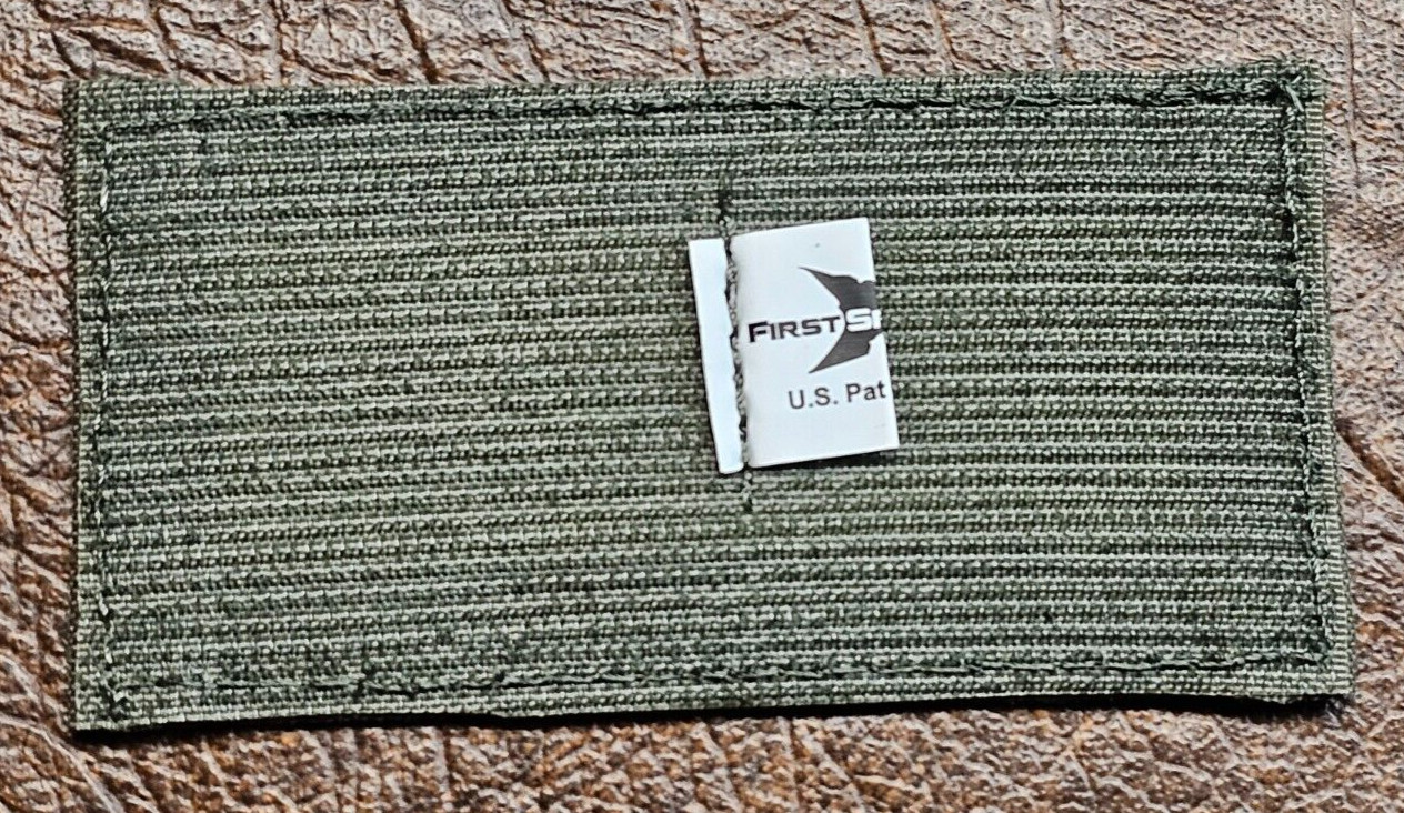 FirstSpear Spear Point GLO Cell Tag Ranger green Hook Back Morale Patch FS Logo