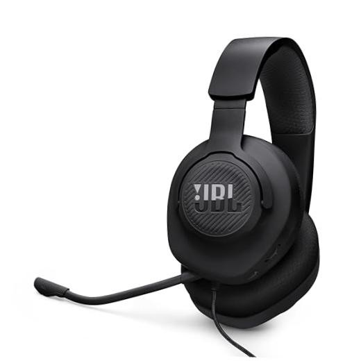 Quantum 100M2 Wired Gaming Headset, Detachable Mic - | Memory Foam Ear Black