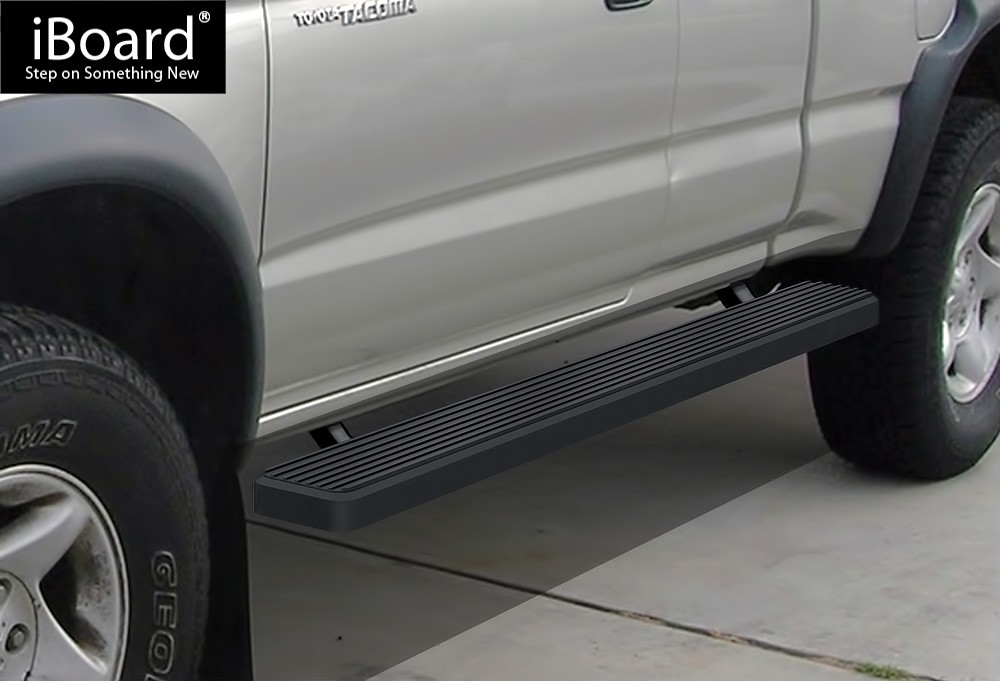 Premium 5" Black iBoard Side Steps Fit 95-04 Toyota Tacoma Xtra Cab