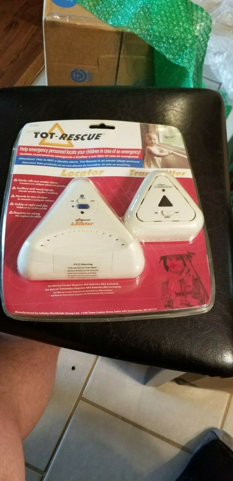 TOT-Rescue Locator & Transmitter *HELP LOCATE YOUR CHILDREN IN AN EMERGENCY*