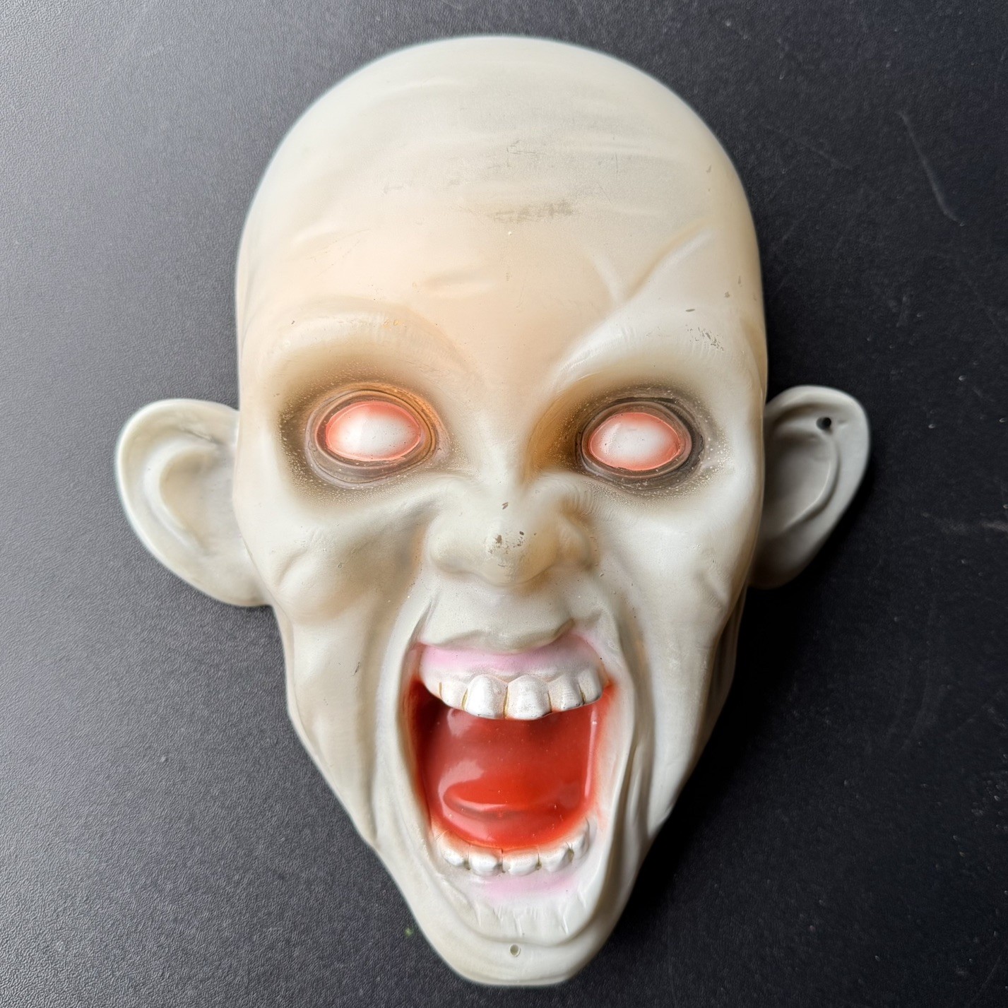 Gemmy Screaming Bleeding Zombie Head Motion Activated Sensor Vintage Halloween