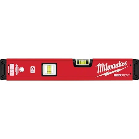 Milwaukee Tool Mlbxm16 16" Redstick Magnetic Box Level