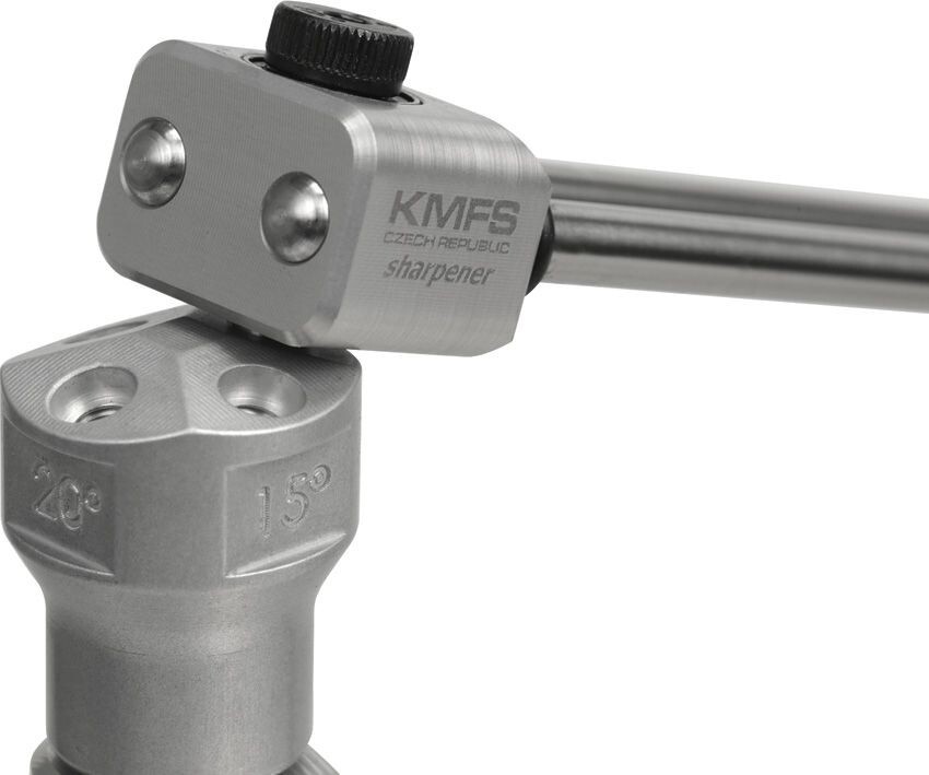 KMFS Vantaedge Integral Sharpener Eliminates Raised Facet Effect Hardside Case