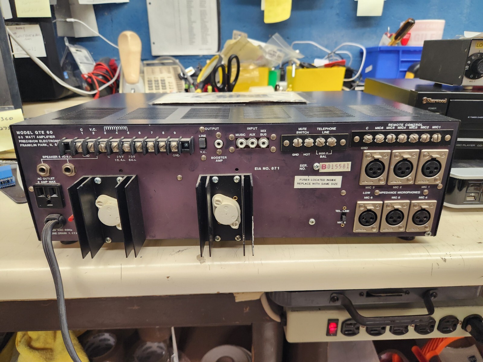 Grommes Precision Amplifier Model GT 60 TESTED WORKING