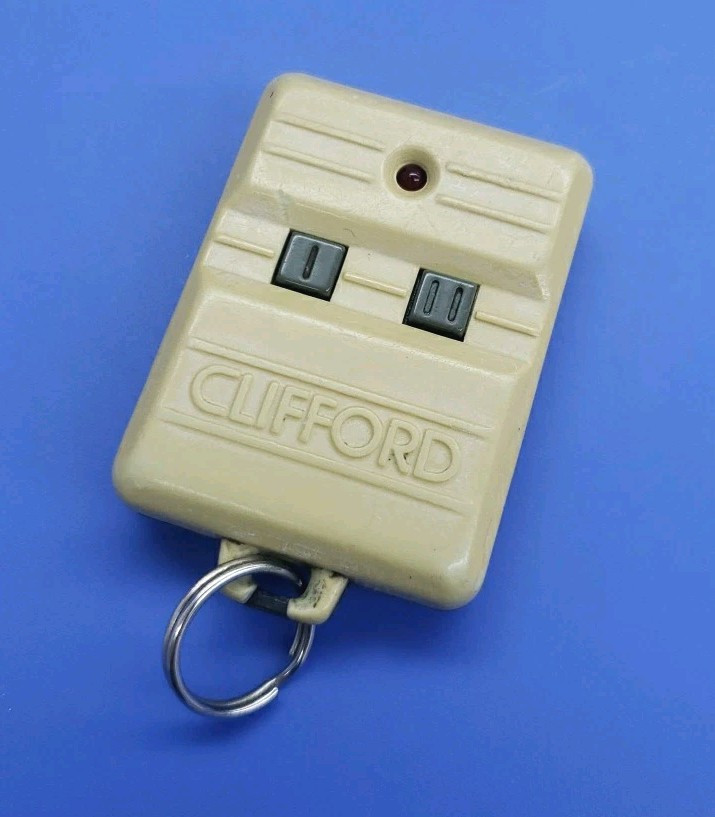 Clifford CZ57RRTX3 2 Button Red LED Replacement Transmitter Remote Fob