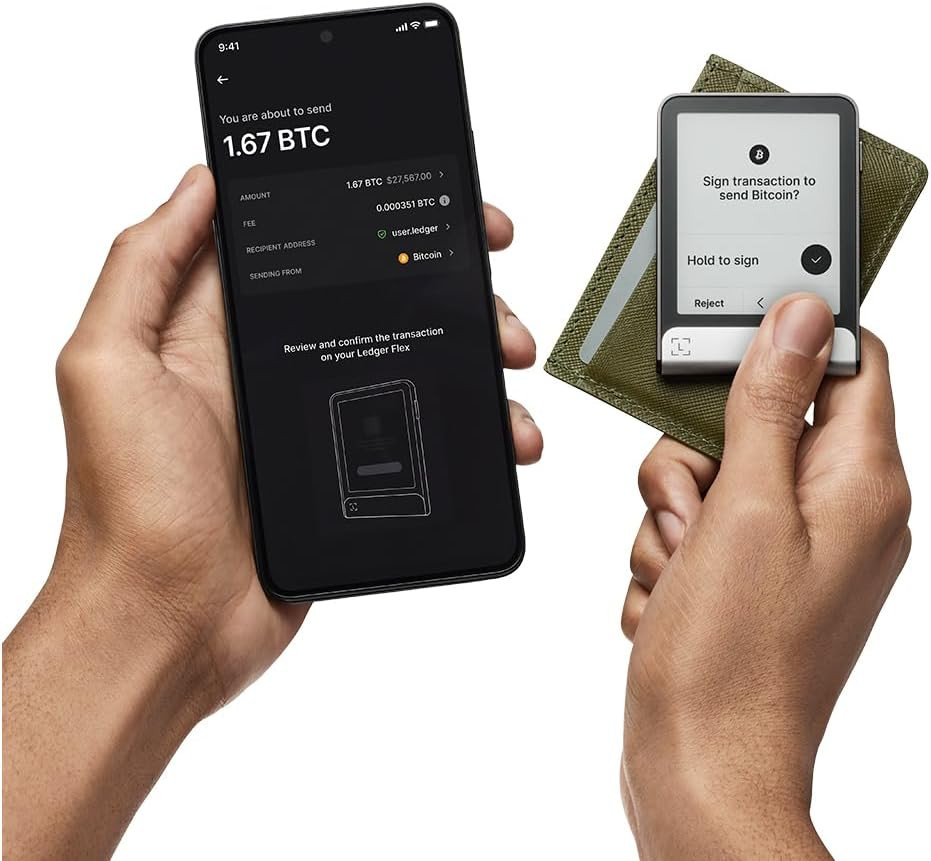 Hardware Crypto Wallet NFC Bluetooth Touchscreen Secure Asset Storage